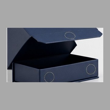Concealed magnet flap