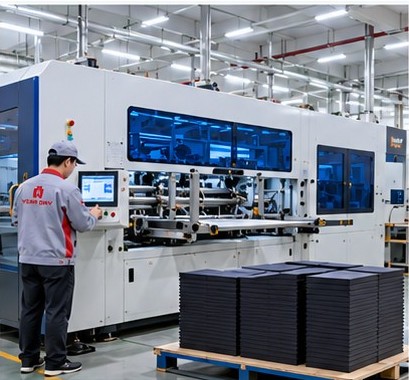 Automated rigid box forming and gluing machine