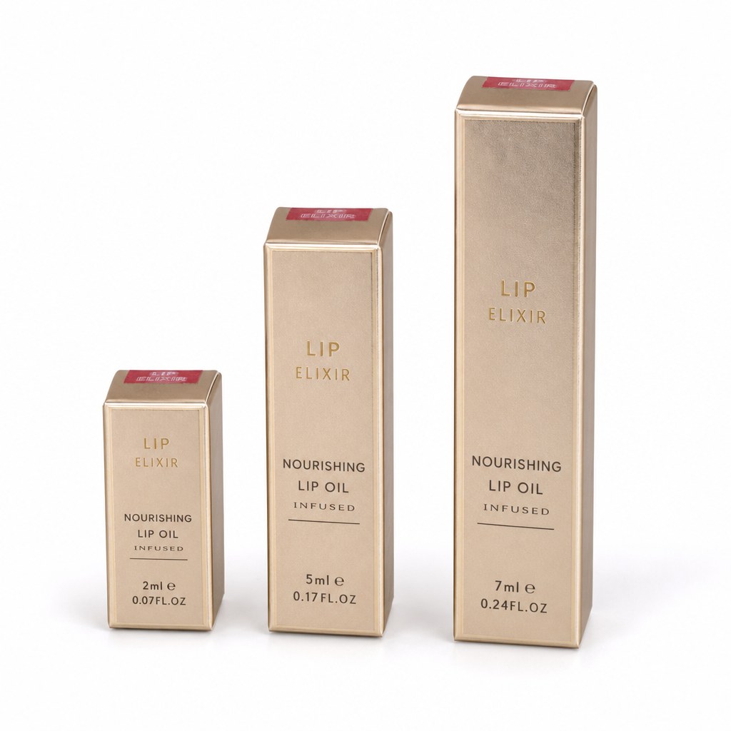 Lip care folding carton
